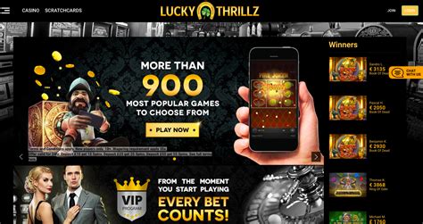 lucky thrillz no deposit bonus codes  Get your thrillz on at the hottest casino in town
